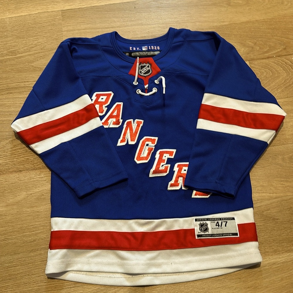 Ranger jersey size 4/7